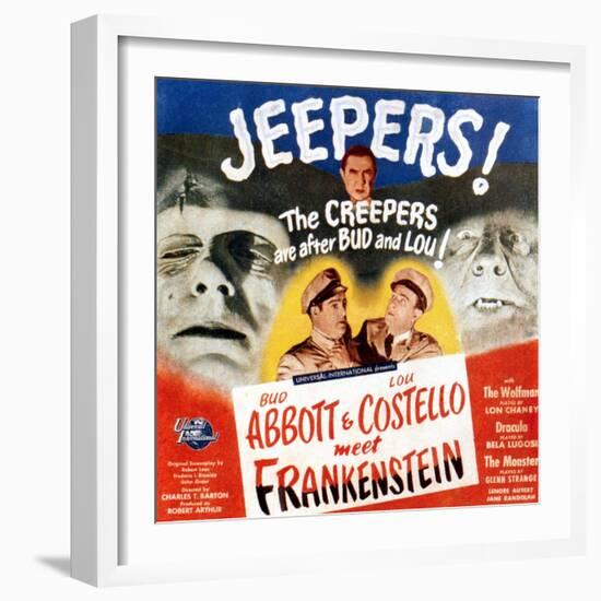 Bud Abbott & Lou Costello Meet Frankenstein, 1948-null-Framed Premium Giclee Print