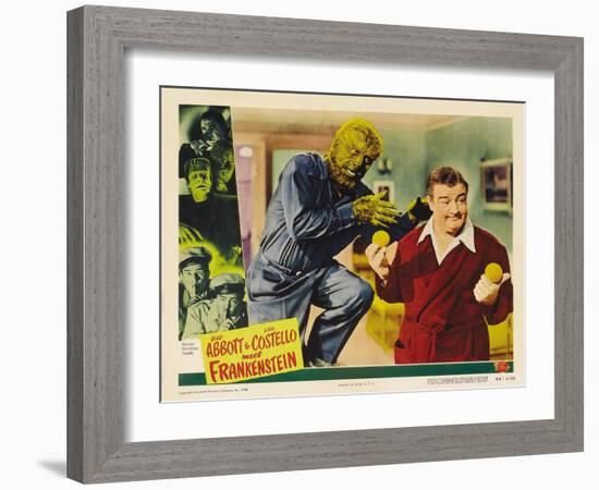 Bud Abbott Lou Costello Meet Frankenstein, 1948-null-Framed Art Print