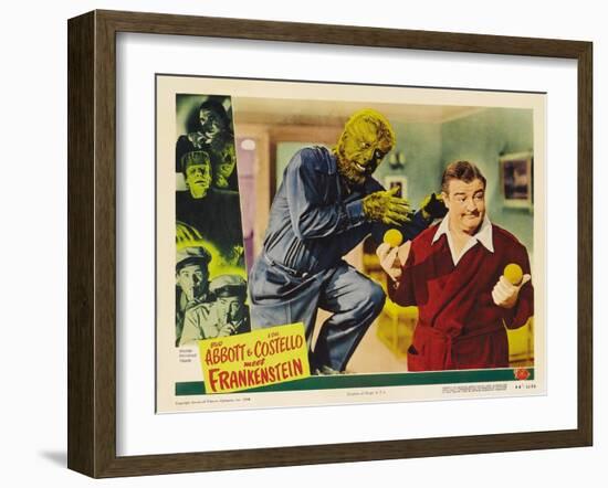 Bud Abbott Lou Costello Meet Frankenstein, 1948-null-Framed Art Print