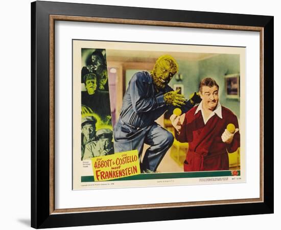 Bud Abbott Lou Costello Meet Frankenstein, 1948-null-Framed Art Print