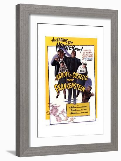 Bud Abbott Lou Costello Meet Frankenstein-null-Framed Art Print