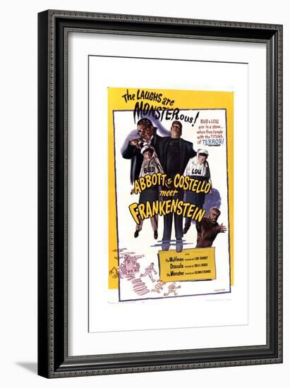 Bud Abbott Lou Costello Meet Frankenstein-null-Framed Art Print