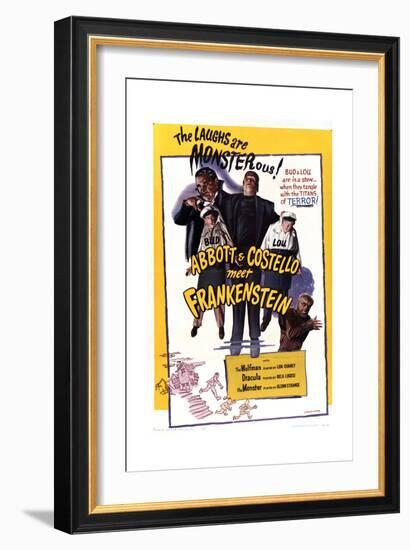 Bud Abbott Lou Costello Meet Frankenstein-null-Framed Art Print