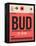 BUD Budapest Luggage Tag I-NaxArt-Framed Stretched Canvas