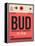 BUD Budapest Luggage Tag I-NaxArt-Framed Stretched Canvas