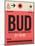 BUD Budapest Luggage Tag I-NaxArt-Mounted Art Print