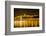 Buda Castle. Chain Bridge. Nightscape. Danube River Surroundings. Budapest. Hungary-Tom Norring-Framed Photographic Print