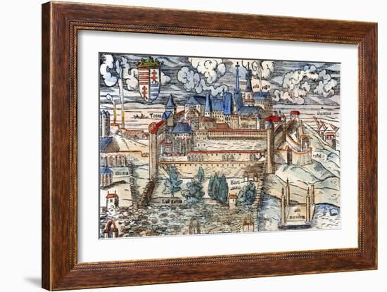 Buda in 1544-null-Framed Art Print