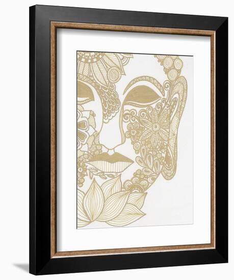 Budahh Head Gold-Pam Varacek-Framed Premium Giclee Print