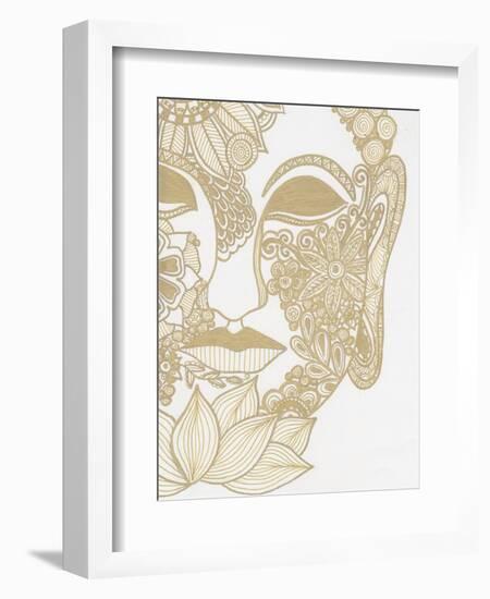 Budahh Head Gold-Pam Varacek-Framed Premium Giclee Print