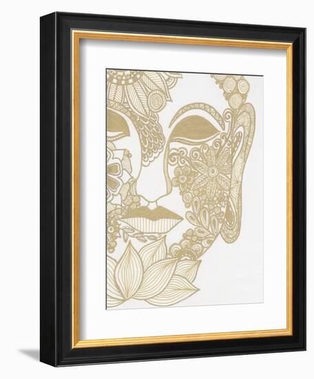 Budahh Head Gold-Pam Varacek-Framed Premium Giclee Print