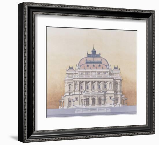 Budapest-Andras Kaldor-Framed Premium Giclee Print