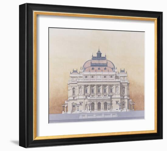 Budapest-Andras Kaldor-Framed Premium Giclee Print