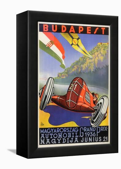 Budapest-Vintage Apple Collection-Framed Premier Image Canvas