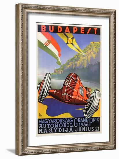 Budapest-Vintage Apple Collection-Framed Giclee Print