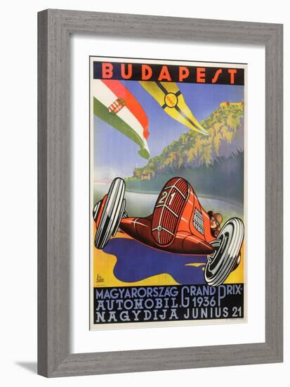 Budapest-Vintage Apple Collection-Framed Giclee Print