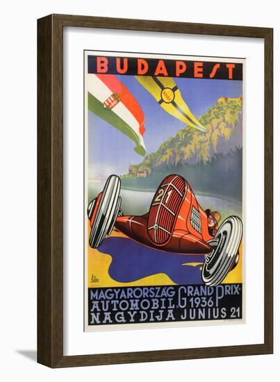 Budapest-Vintage Apple Collection-Framed Giclee Print