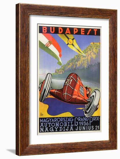 Budapest-Vintage Apple Collection-Framed Giclee Print