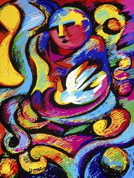 'Buddha and Dove' Giclee Print - Diana Ong | Art.com