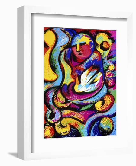 Buddha and Dove-Diana Ong-Framed Giclee Print