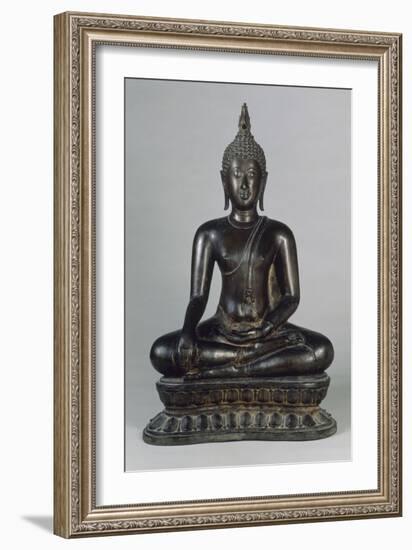 Buddha assis-null-Framed Giclee Print