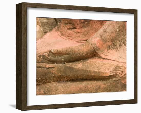 Buddha at Ayuthaya, Siam, Thailand-Gavriel Jecan-Framed Photographic Print