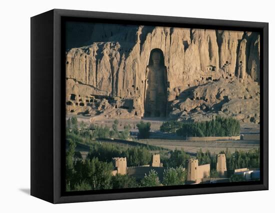 Buddha at Bamiyan, Unesco World Heritage Site, Since Destroyed by the Taliban, Bamiyan, Afghanistan-Christina Gascoigne-Framed Premier Image Canvas