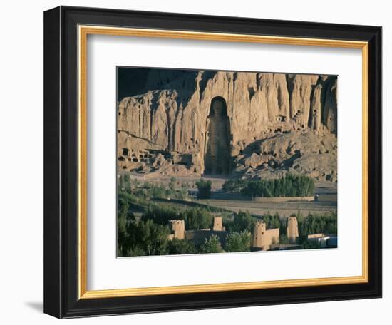 Buddha at Bamiyan, Unesco World Heritage Site, Since Destroyed by the Taliban, Bamiyan, Afghanistan-Christina Gascoigne-Framed Photographic Print