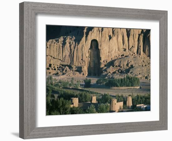 Buddha at Bamiyan, Unesco World Heritage Site, Since Destroyed by the Taliban, Bamiyan, Afghanistan-Christina Gascoigne-Framed Photographic Print