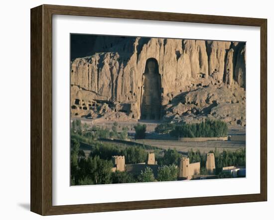 Buddha at Bamiyan, Unesco World Heritage Site, Since Destroyed by the Taliban, Bamiyan, Afghanistan-Christina Gascoigne-Framed Photographic Print