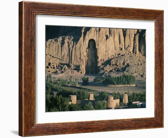 Buddha at Bamiyan, Unesco World Heritage Site, Since Destroyed by the Taliban, Bamiyan, Afghanistan-Christina Gascoigne-Framed Photographic Print