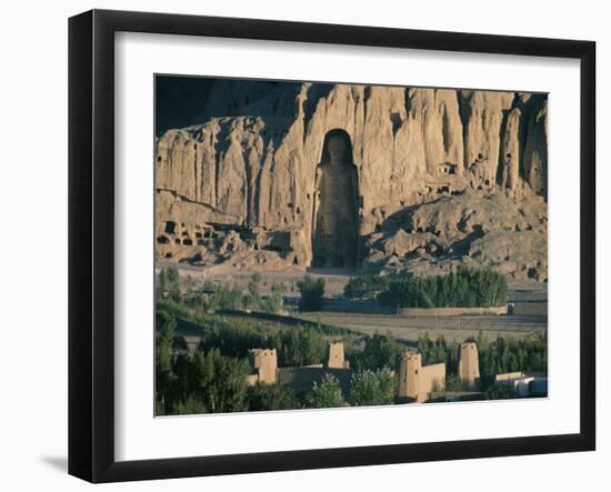 Buddha at Bamiyan, Unesco World Heritage Site, Since Destroyed by the Taliban, Bamiyan, Afghanistan-Christina Gascoigne-Framed Photographic Print
