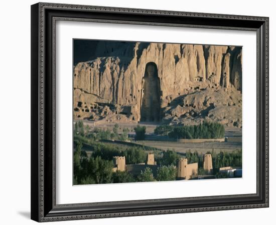 Buddha at Bamiyan, Unesco World Heritage Site, Since Destroyed by the Taliban, Bamiyan, Afghanistan-Christina Gascoigne-Framed Photographic Print