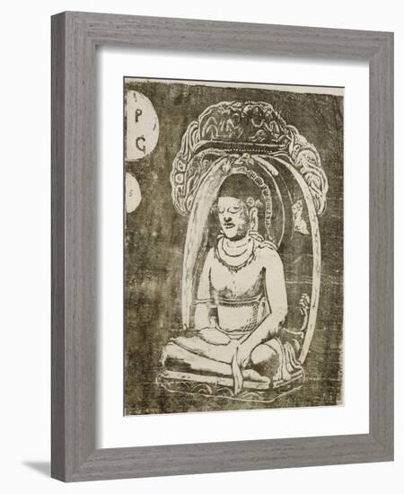 Buddha; Bouddha, 1895-1903-Paul Gauguin-Framed Giclee Print