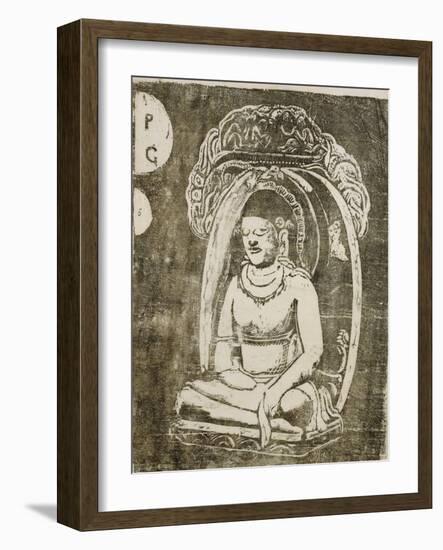 Buddha; Bouddha, 1895-1903-Paul Gauguin-Framed Giclee Print