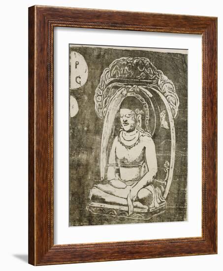 Buddha; Bouddha, 1895-1903-Paul Gauguin-Framed Giclee Print