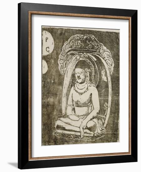 Buddha; Bouddha, 1895-1903-Paul Gauguin-Framed Giclee Print