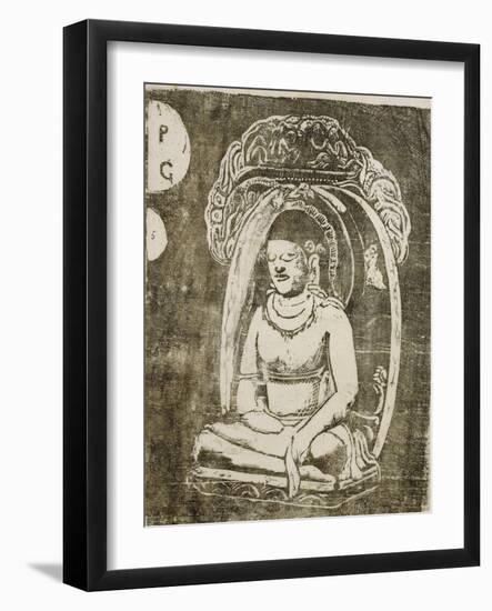 Buddha; Bouddha, 1895-1903-Paul Gauguin-Framed Giclee Print