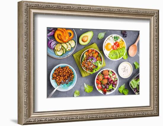 Buddha Bowl Salads-somegirl-Framed Photographic Print