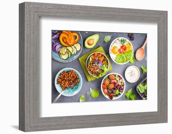 Buddha Bowl Salads-somegirl-Framed Photographic Print