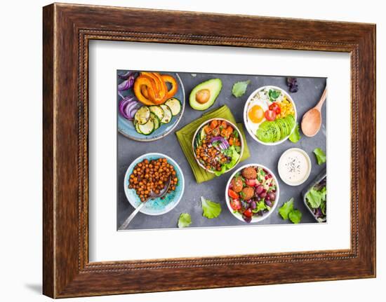 Buddha Bowl Salads-somegirl-Framed Photographic Print