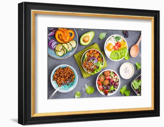 Buddha Bowl Salads-somegirl-Framed Photographic Print