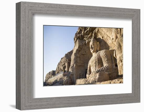 Buddha Cave, Datong, Shanxi Province, China-Paul Souders-Framed Photographic Print