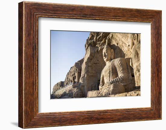 Buddha Cave, Datong, Shanxi Province, China-Paul Souders-Framed Photographic Print