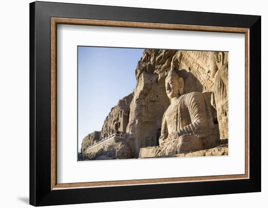 Buddha Cave, Datong, Shanxi Province, China-Paul Souders-Framed Photographic Print