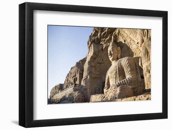 Buddha Cave, Datong, Shanxi Province, China-Paul Souders-Framed Photographic Print