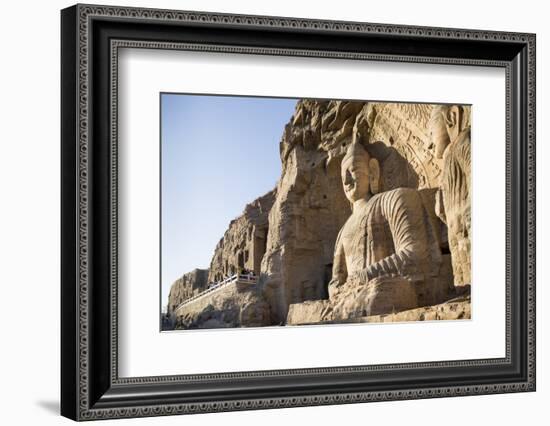 Buddha Cave, Datong, Shanxi Province, China-Paul Souders-Framed Photographic Print