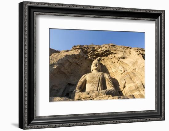 Buddha Cave, Datong, Shanxi Province, China-Paul Souders-Framed Photographic Print