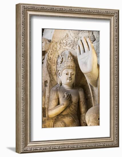 Buddha Caves, Datong, Shanxi Province, China-Paul Souders-Framed Photographic Print