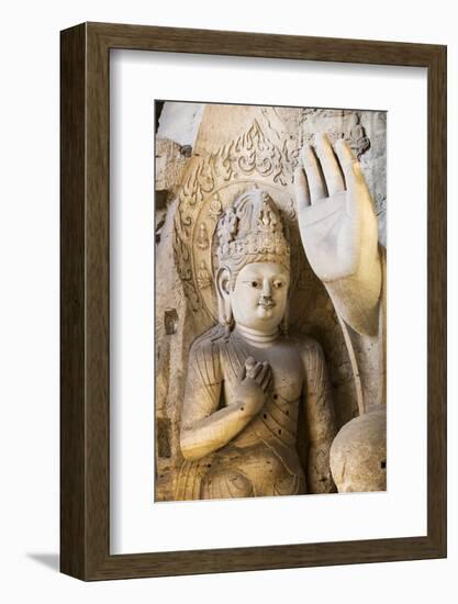 Buddha Caves, Datong, Shanxi Province, China-Paul Souders-Framed Photographic Print